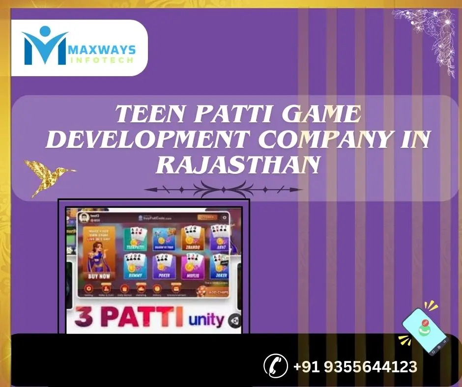 Teen Patti Game Development Company in Rajasthan