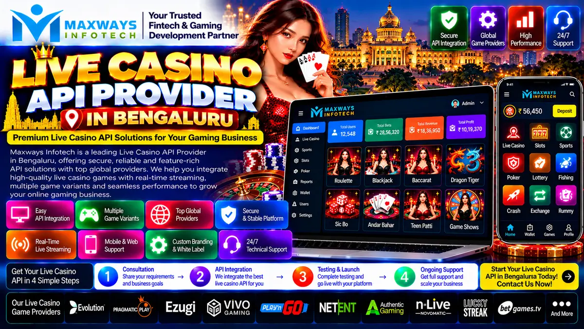 Live casino API provider evaluation in Bengaluru s