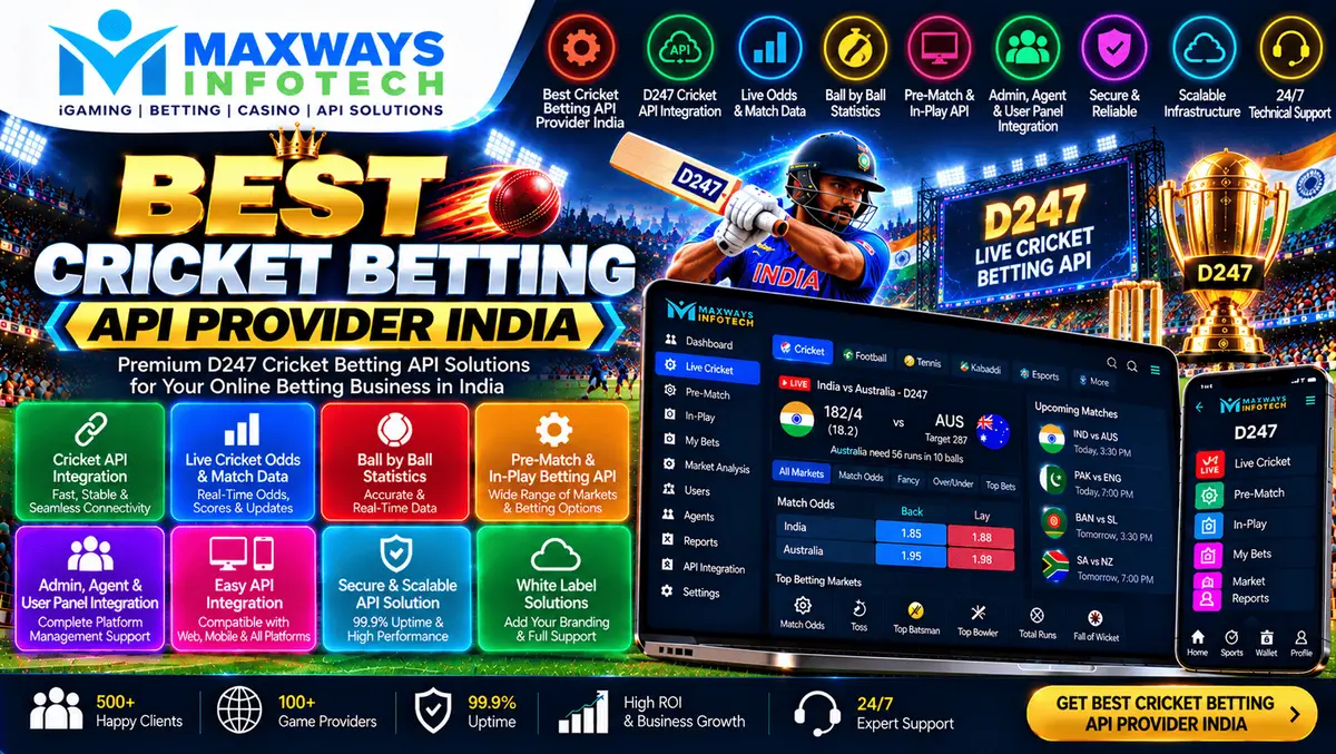 Best cricket betting API provider in India for cricket data and sports API integration