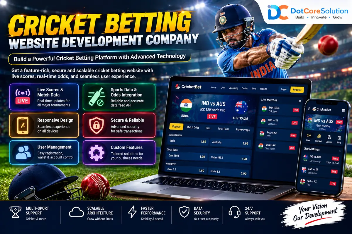 Cricket betting website development company