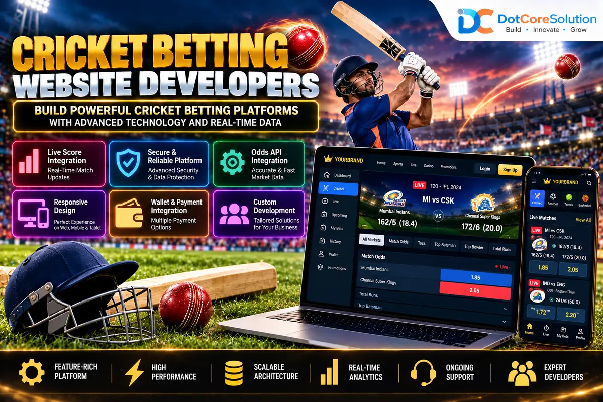 Cricket betting website developers