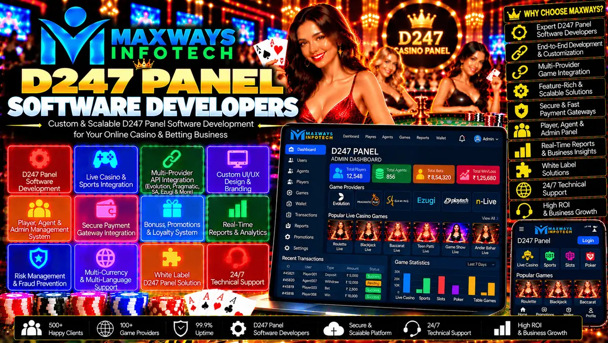 D247 panel software developers working on dashboard customization, access controls, system integration, and software configuration.