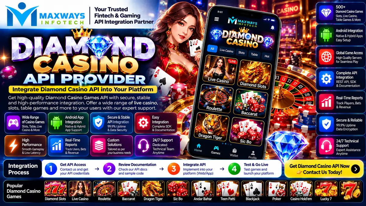 Diamond Casino API Provider for casino game integr