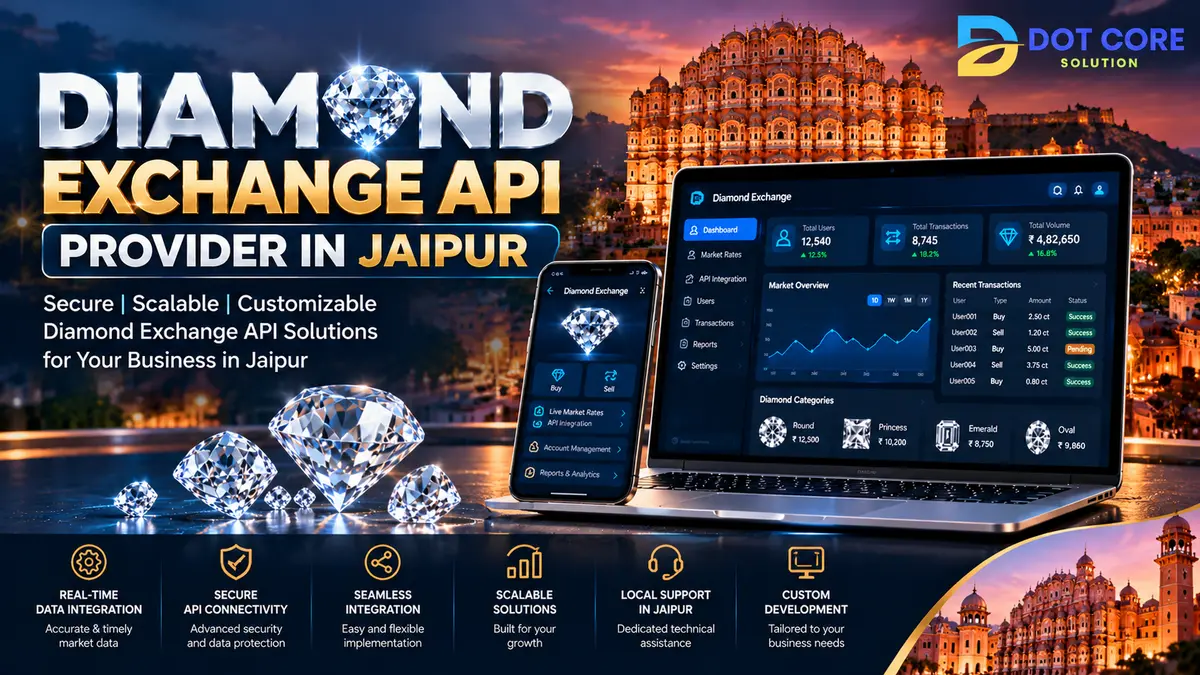 Diamond Exchange API Provider in Jaipur