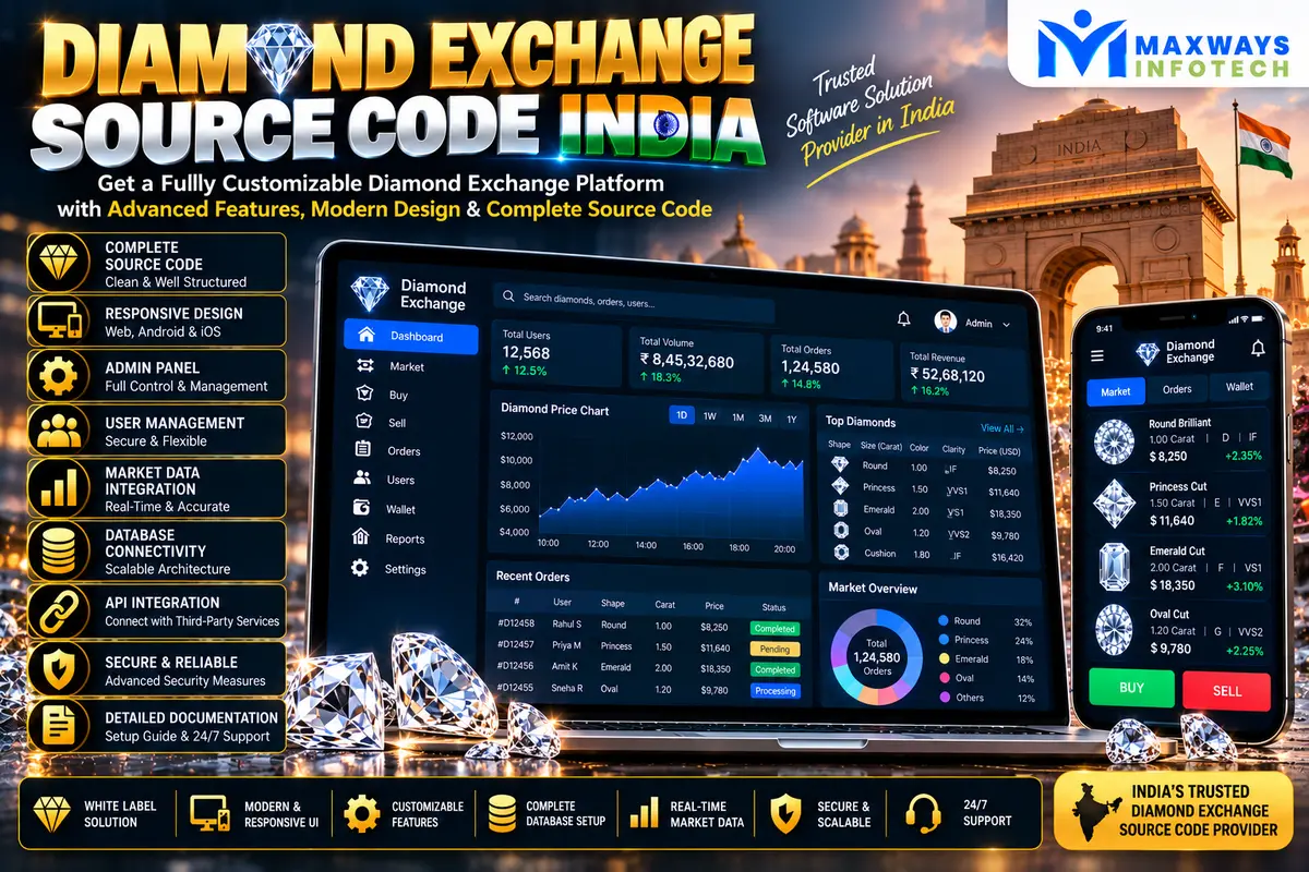 diamond exchange source code india