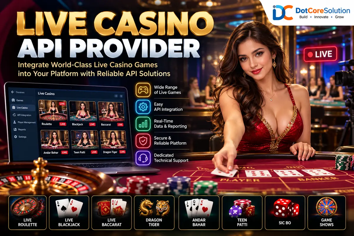 live casino api provider
