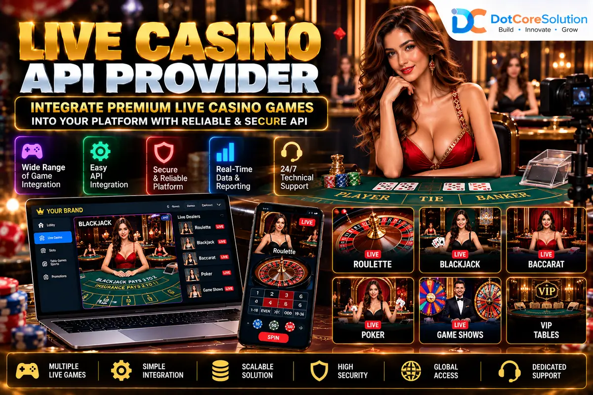 Live casino API provider