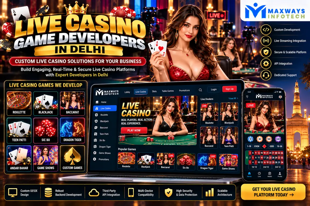 live casino game developers in Delhi
