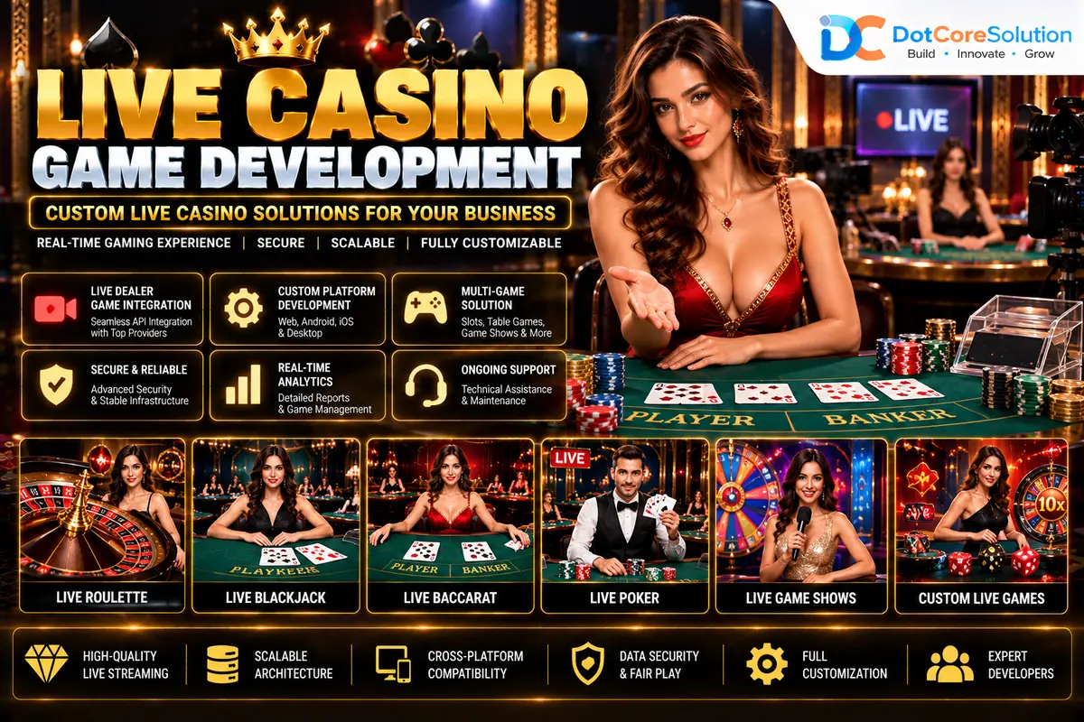 Live casino game development
