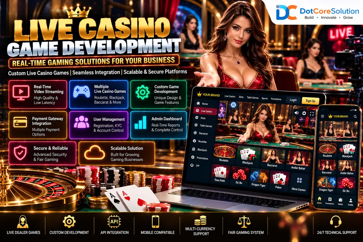 live casino game development