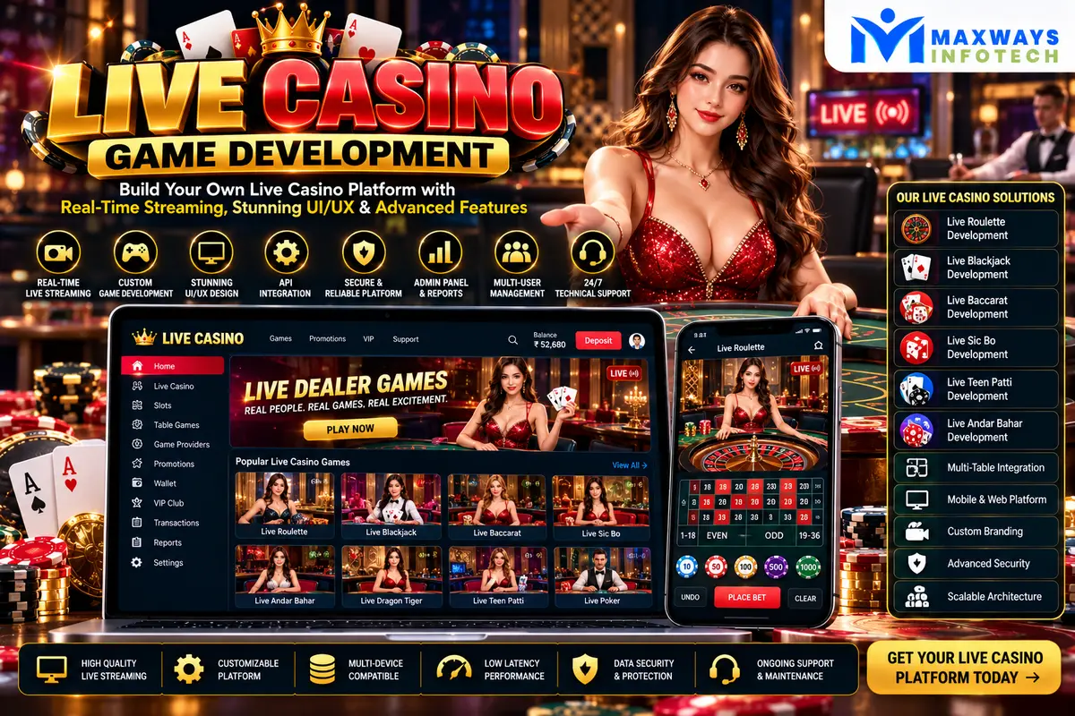 live casino game development
