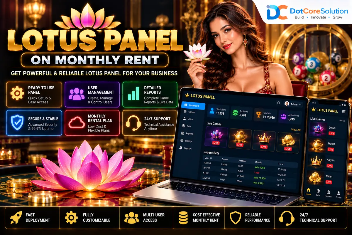 Lotus panel on monthly rent