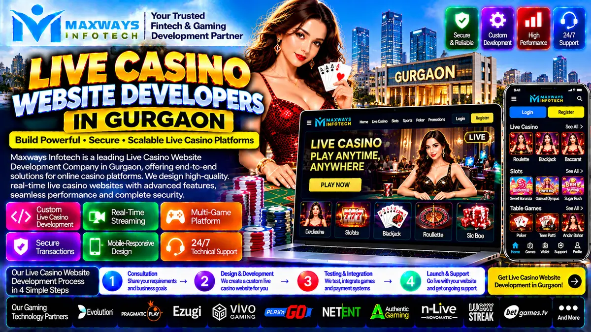 Live casino website developers in Gurgaon reviewin