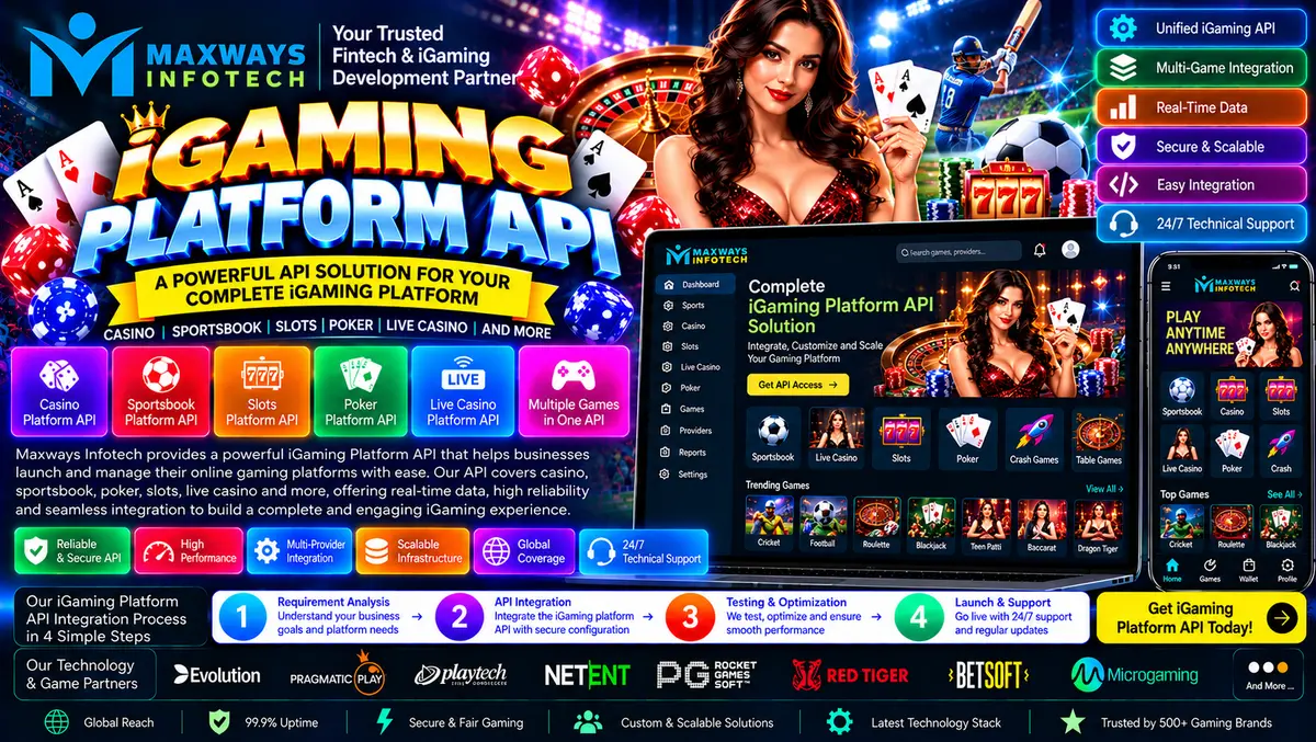iGaming platform API architecture connecting playe