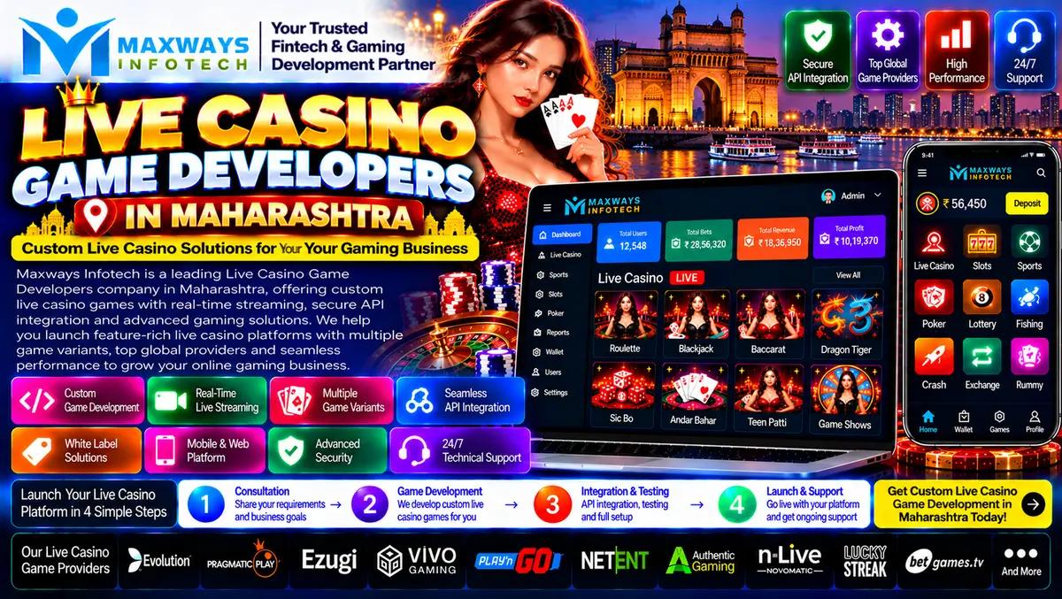 Live casino game developers in Maharashtra plannin
