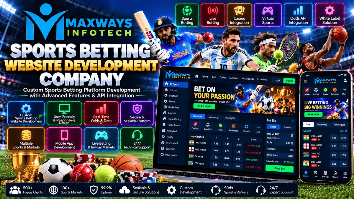 Sports website development planning with a responsive interface, sports data dashboard, API integration, and software architecture