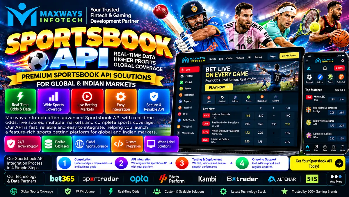 Sports data API dashboard concept showing event re