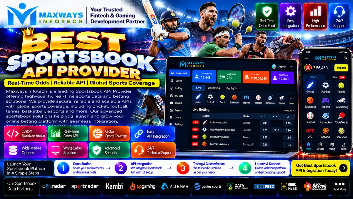Sports data API dashboard concept showing fixtures