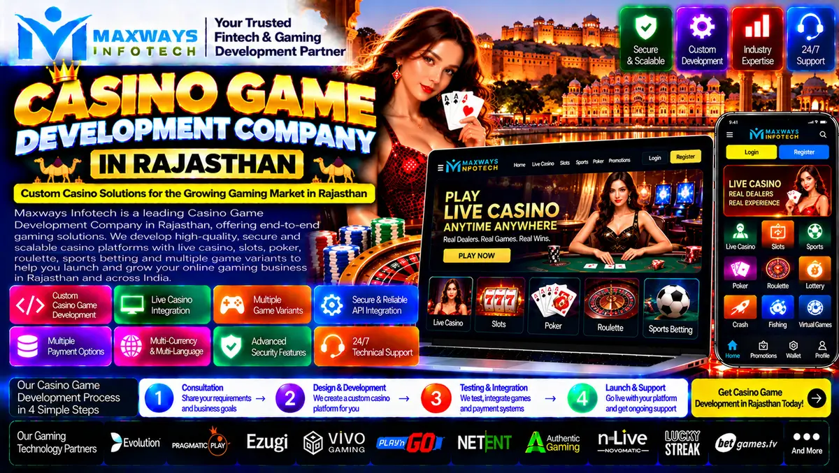 Casino game development company in Rajasthan plann