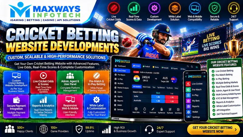cricket betting website developments