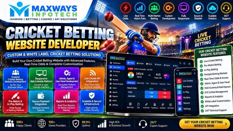 cricket betting website developer