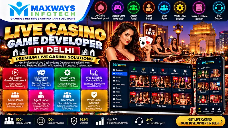 live casino game developer in delhi