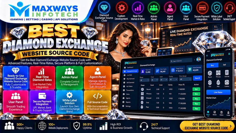 best diamond exchange website source code