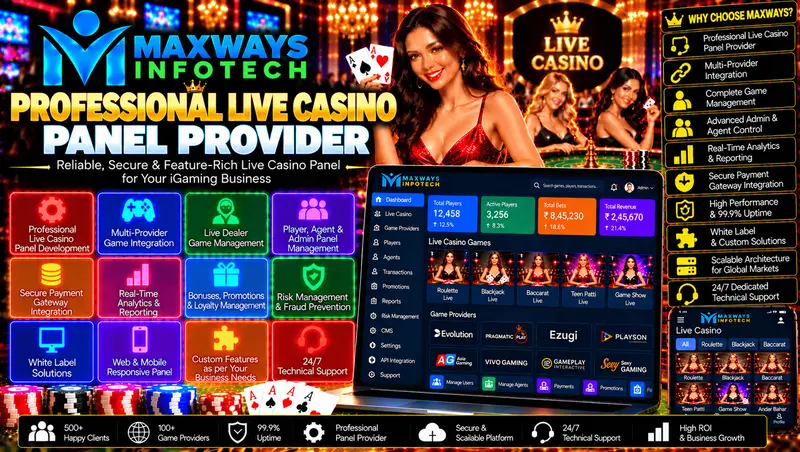 Professional Live Casino Panel Provider