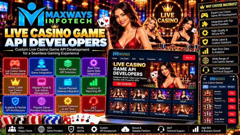 Live Casino Game API Developers