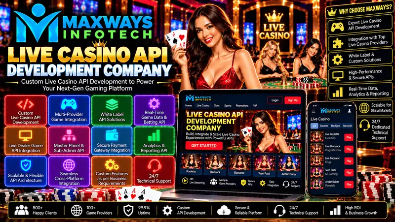 Live Casino API Development Company
