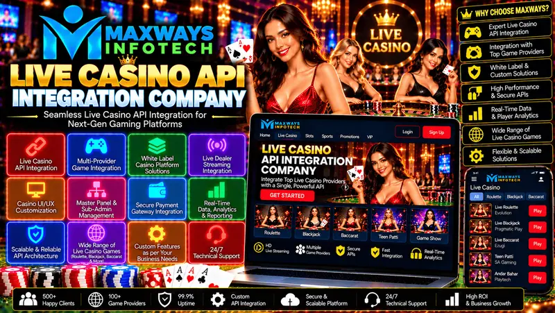 Live Casino API Integration Company