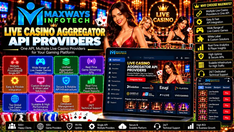 Live Casino Aggregator API Providers