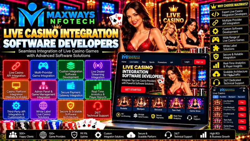 Live Casino Integration Software Developers