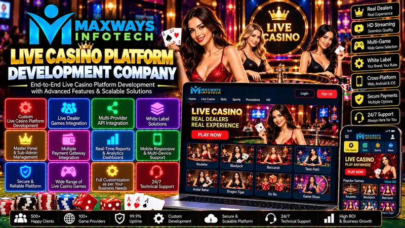 Live Casino Platform Development Company