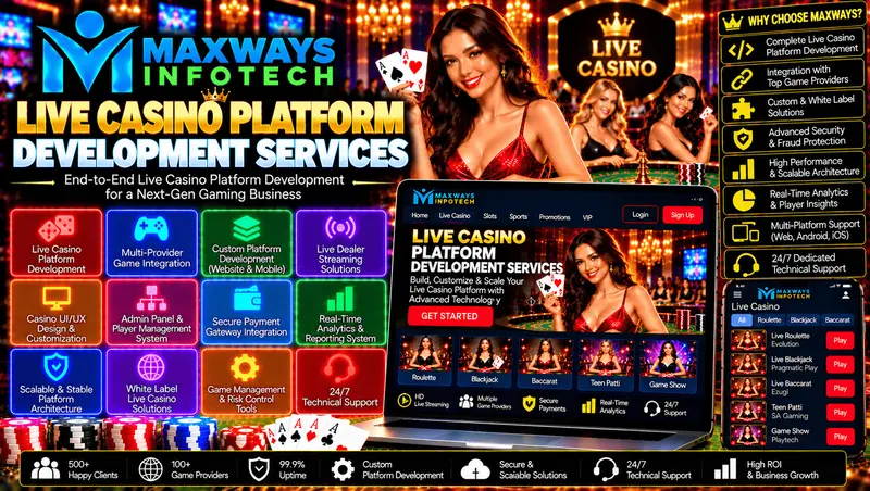 Live Casino Platform Development Services
