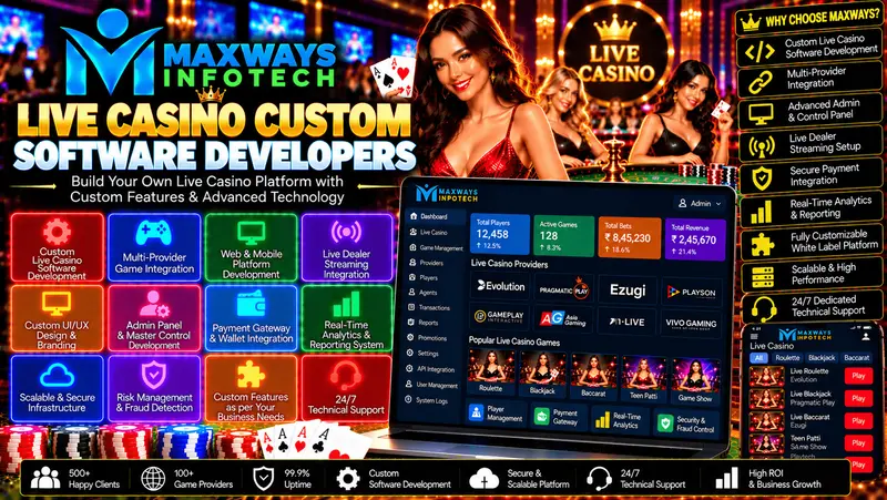 Live Casino Custom Software Developers