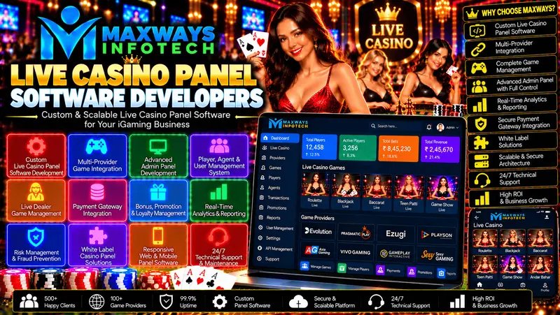 Live Casino Panel Software Developers