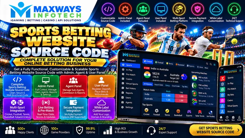 Sports betting website source code