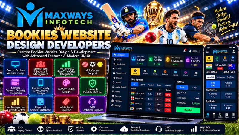Bookies Website Design Developers